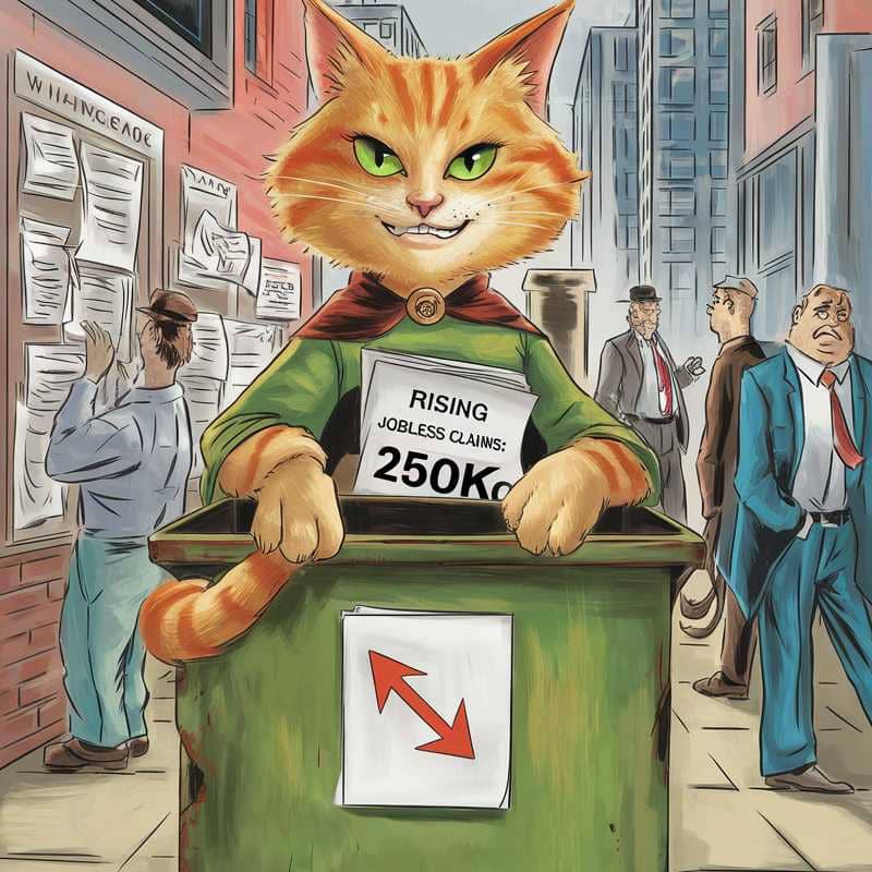 Fed Chair Jerome Powell and Dumpster Cat’s Lunch Meeting: A Prelude to Tomorrow’s Speech